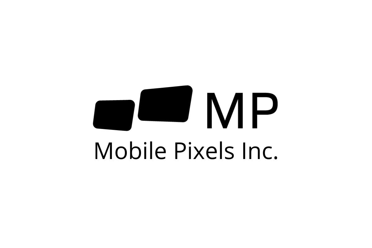 Logo oficial de Mobile Pixels, marca líder en monitores portátiles innovadores para laptops; tecnología de productividad, pantallas extendidas y soluciones móviles representadas por JETT en Chile.