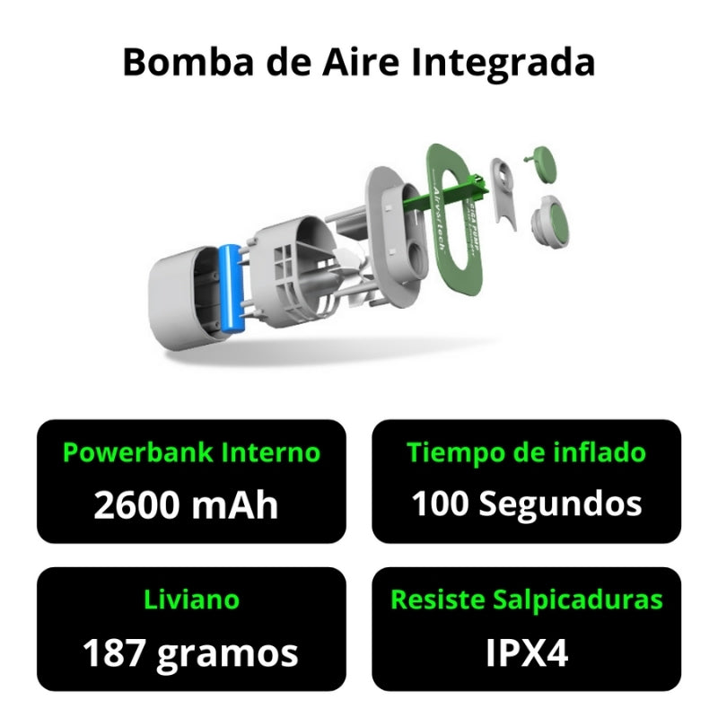 GIGA LOUNGER Reposera Auto Inflable en 100 Segundos