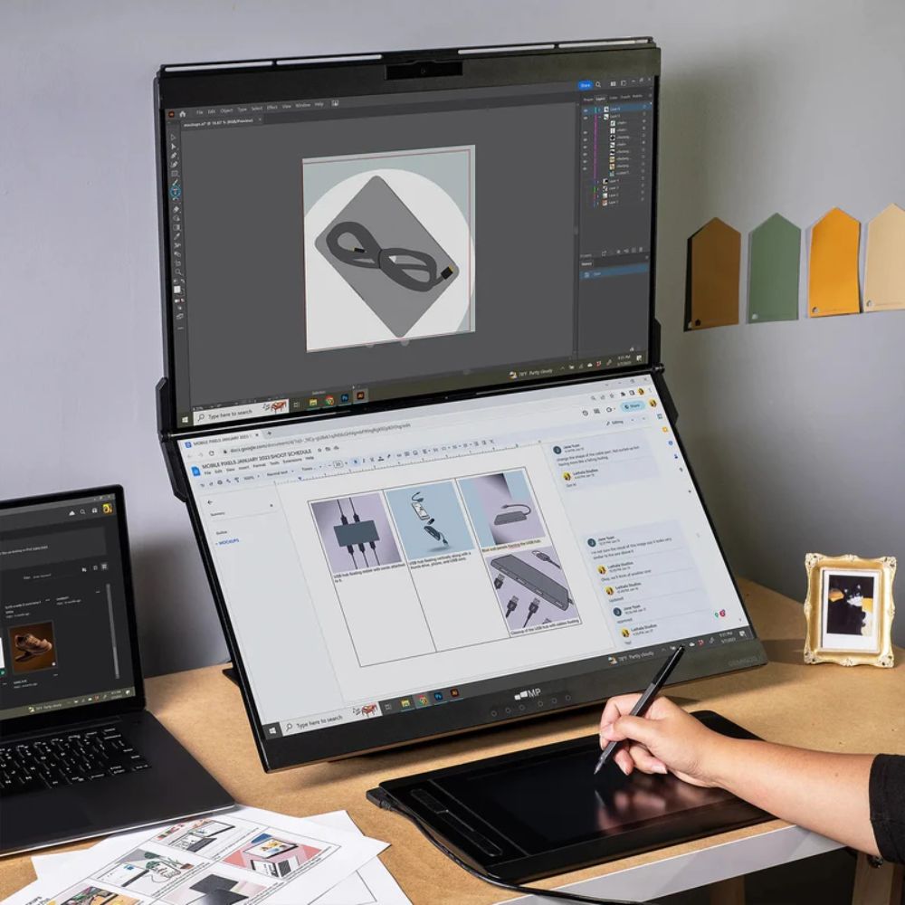 Geminos 2 x 24" Monitor doble para desktop