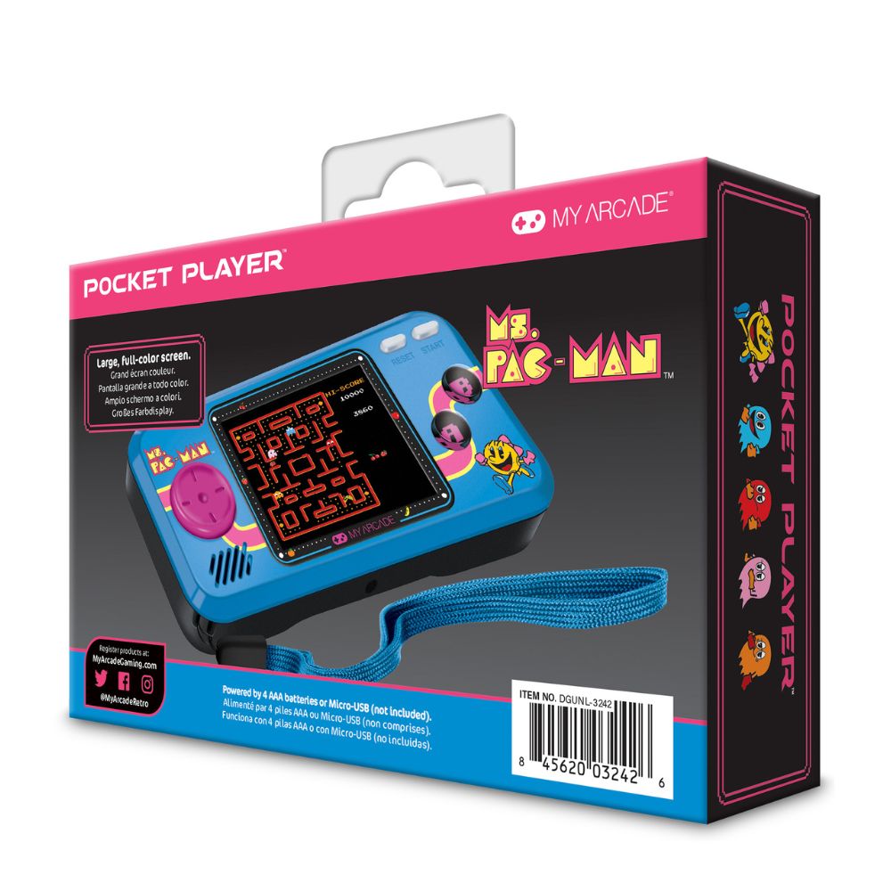 Ms Pac-Man™ - Pocket Player (3 en 1)