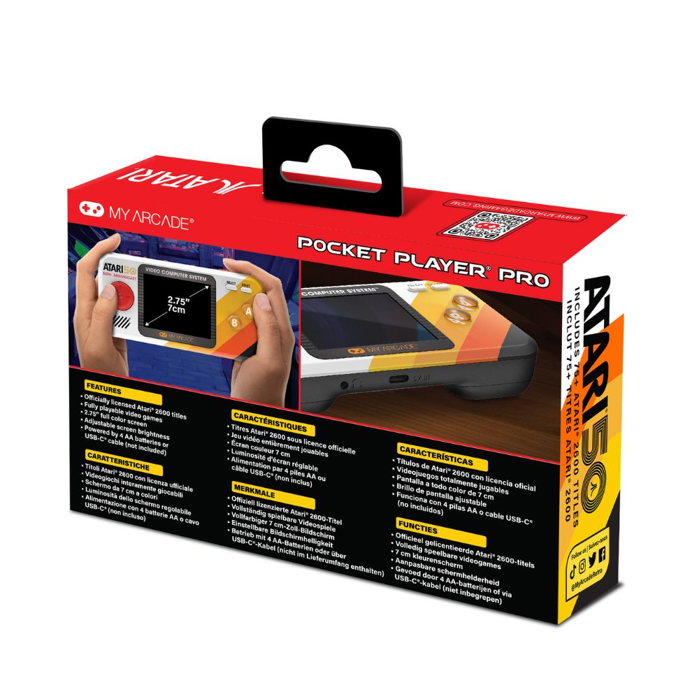 ATARI™ - Pocket Player (100 juegos en 1)