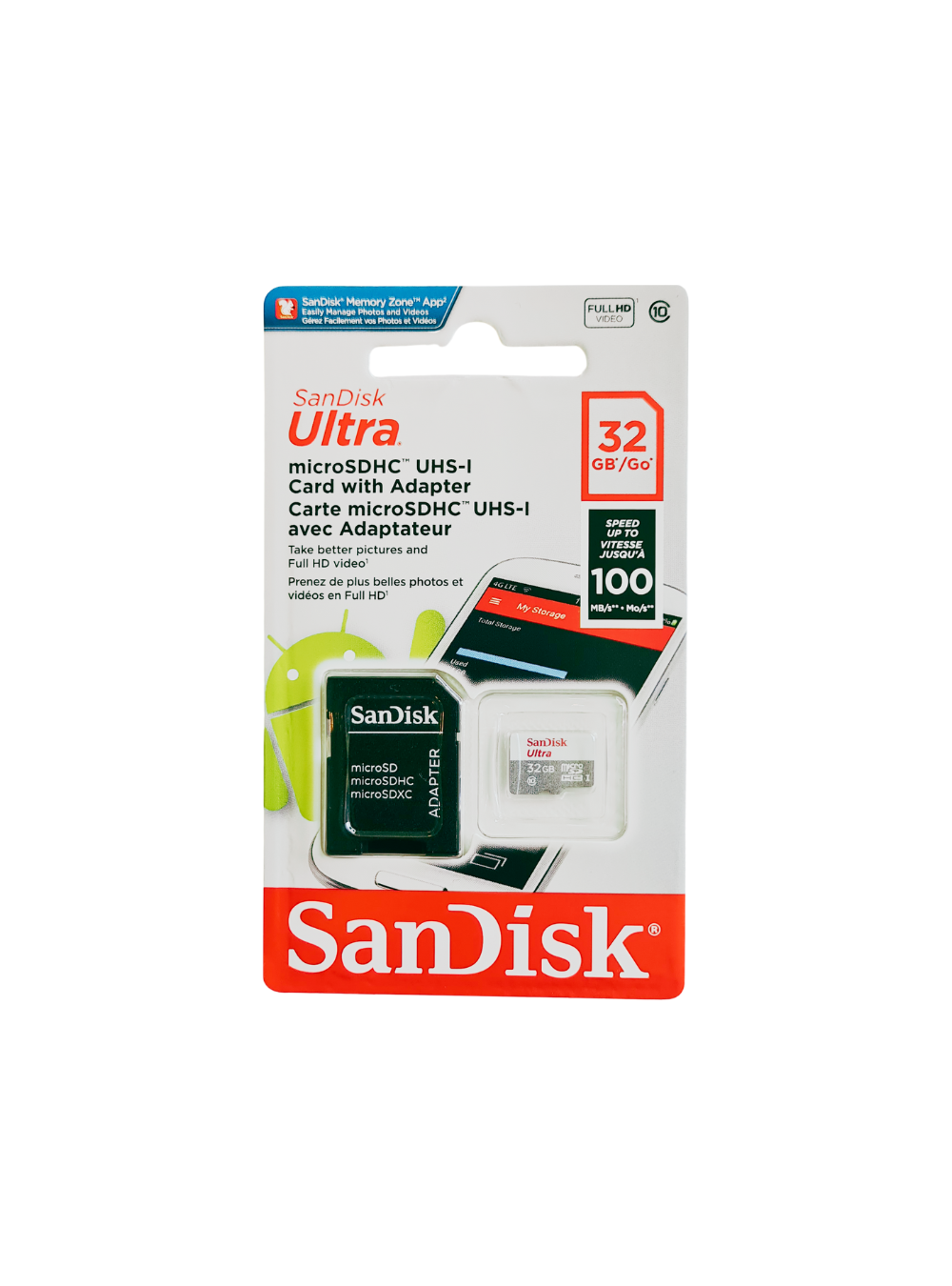 Tarjeta Sandisk Microsd 32gb Clase 10