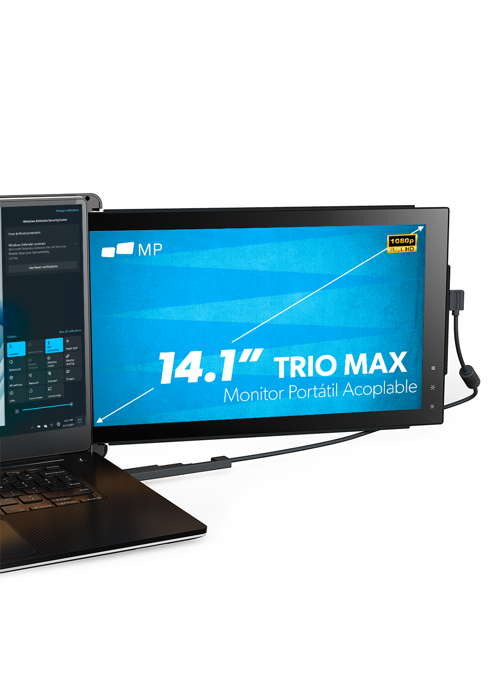 TRIO MAX 14.1" Monitor Portátil para Notebook